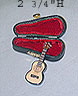 Dollhouse Miniature 2-1/2" Guitar